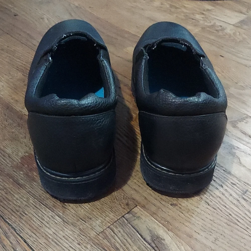 Dr. Scholl's Men's Black Leather Loafers - Picture 4 of 11